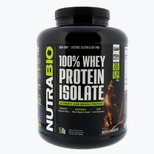 NutraBio Labs 100% Whey Protein Isolate