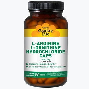 Country Life L-Arginine L-Ornithine HCL Caps