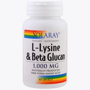Solaray L-Lysine & Beta Glucan